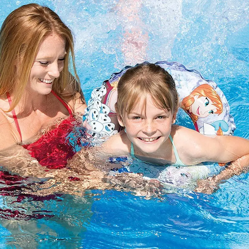(NET)Intex Frozen Swim Ring, Multi-Colour, 56201NP