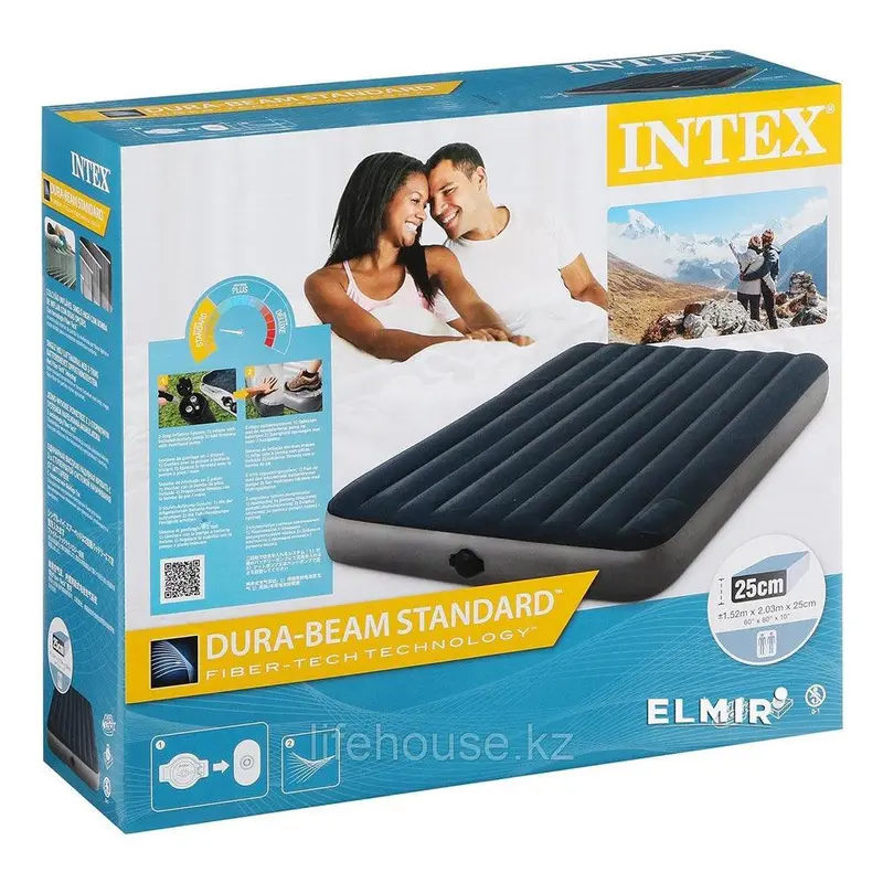 (NET)Intex Queen Dura Beam Single High Airbed / 64783