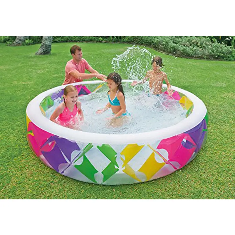 (NET)Intex Swim Center Pinwheel Pool