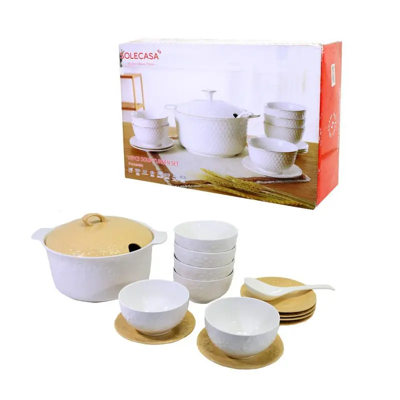 15 Pcs Soup Tureen Set