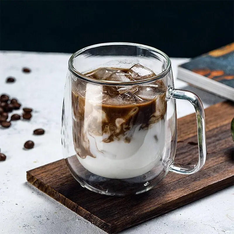 **(NET)**Double Glass Transparent Mug 250 ml / 22FK022