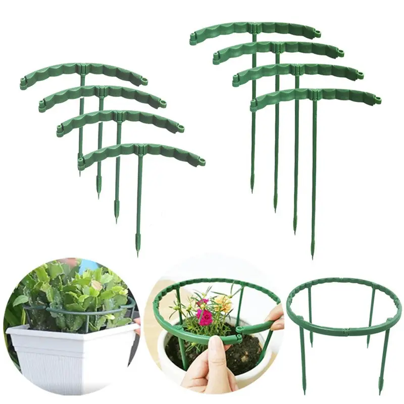 **(NET)**Fixed Pole Garden Plants Circular Plastic Bracket / 22FK075