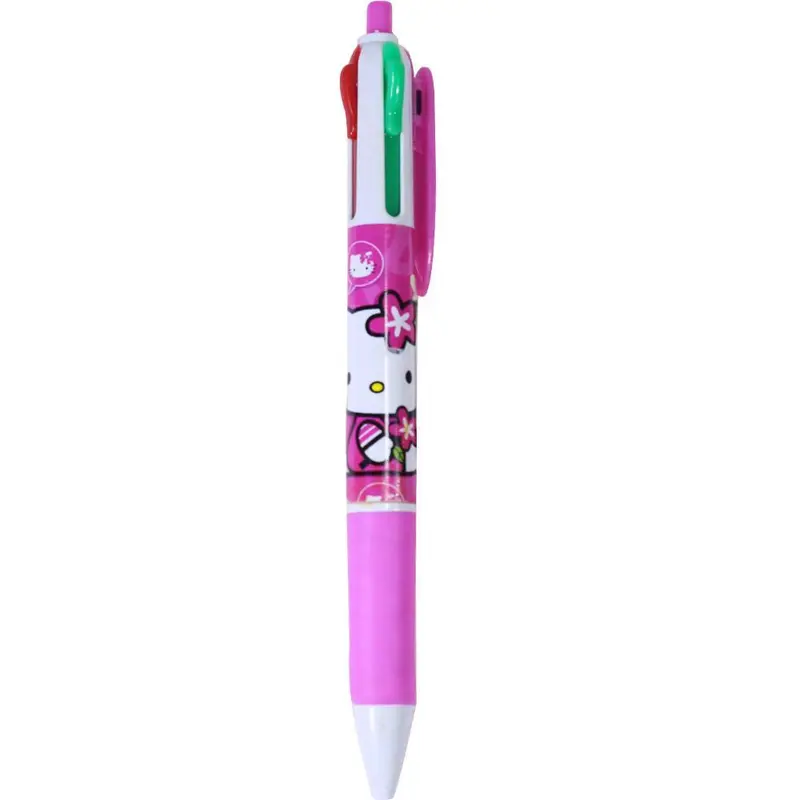 4 Colors Kids Characters Pen / H-847Hello Kitty