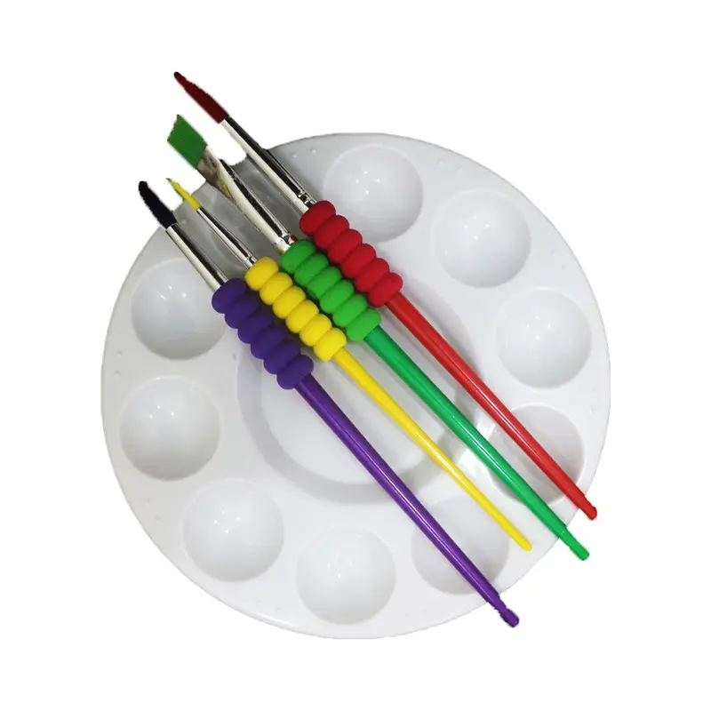 4 Pcs Painting Brush With Palette