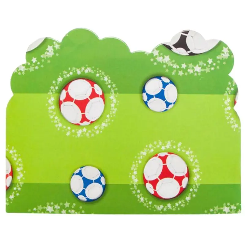 Birthday-Football Invitation Cards ( 6 Pcs) / E-27