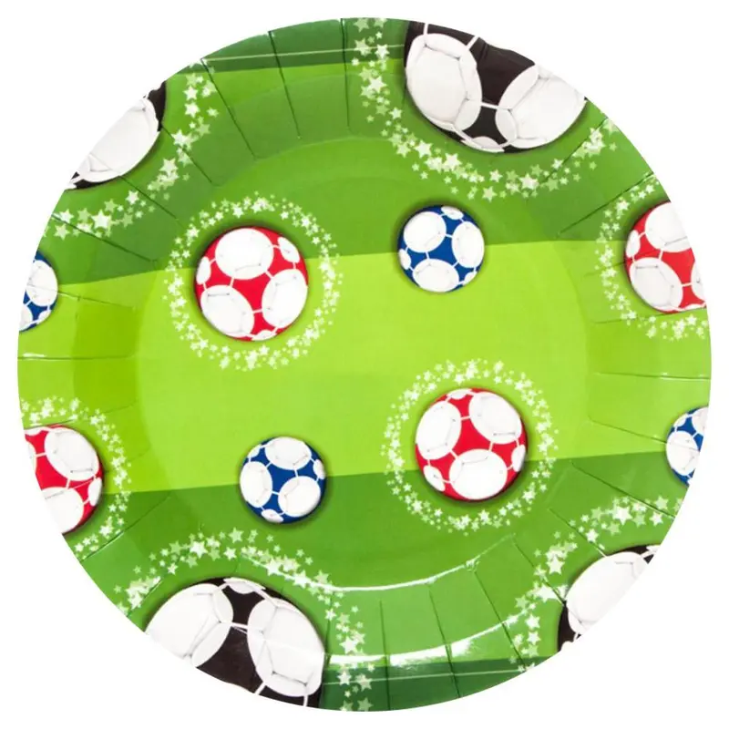 Birthday- Football Paper Plate ( 6 Pcs) / E-21