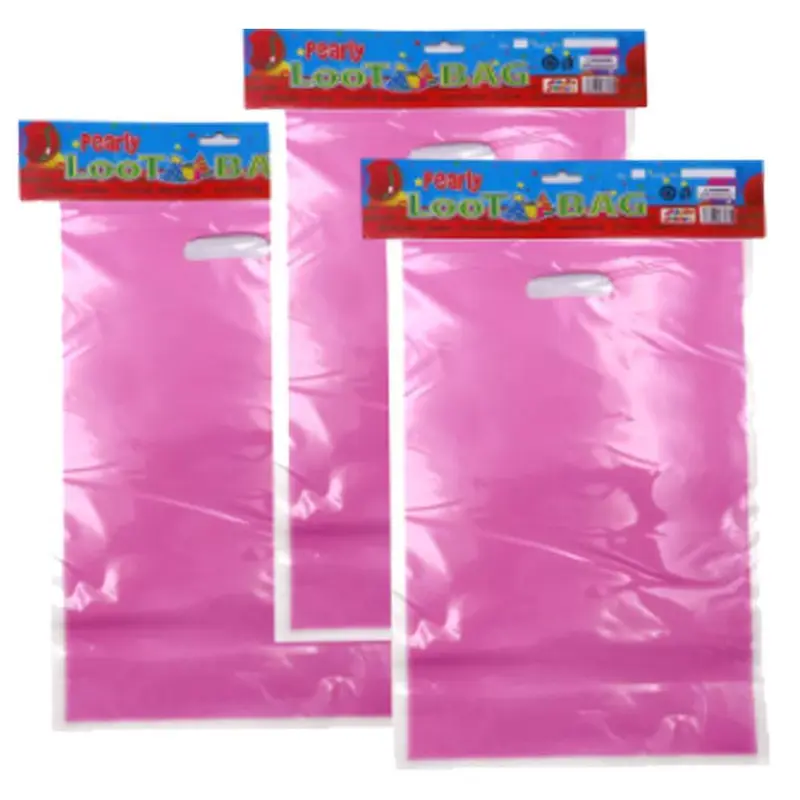 Birthday-Colored Gift Bags (10 pcs) / AB-126Fuchsia