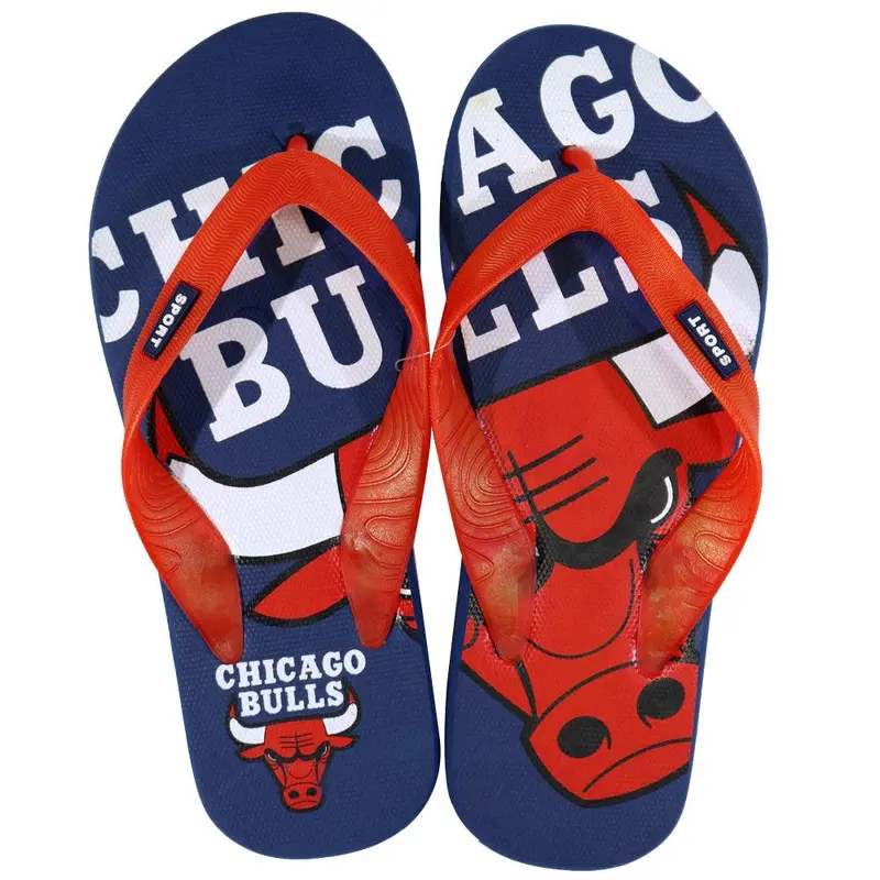 Chicago Bulls Flip Flops / N-294Navy / 39