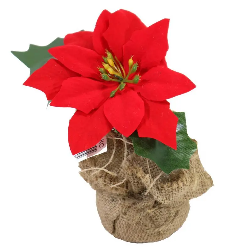 Christmas Flower Pot Deco 15.5 x 6 cm / 8704