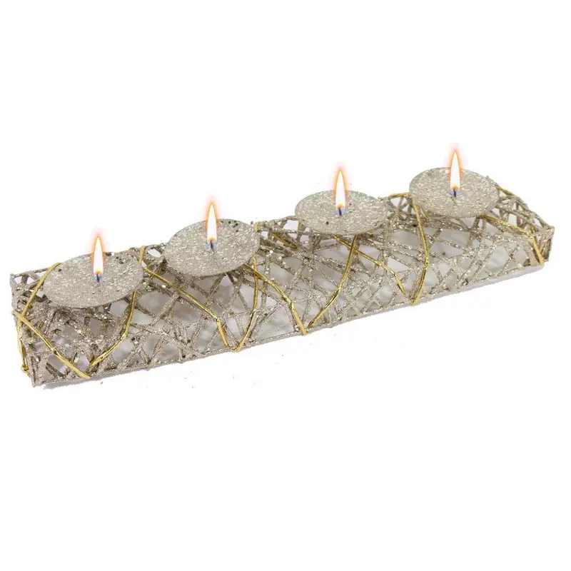 Christmas Glittery Candle Stand