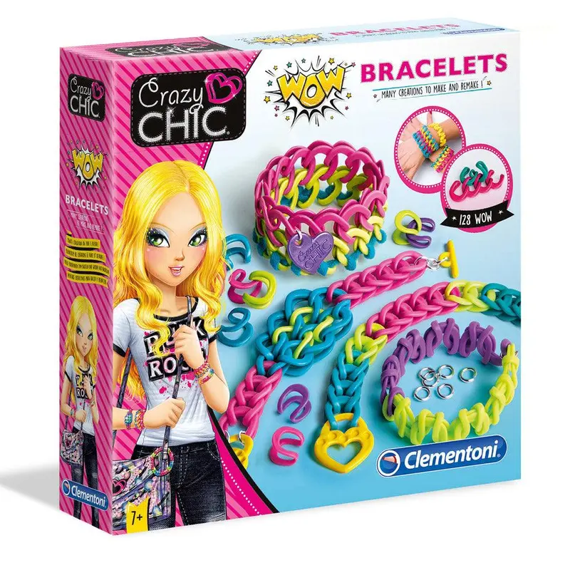 Clementoni Crazy Chic Bracelets Wow