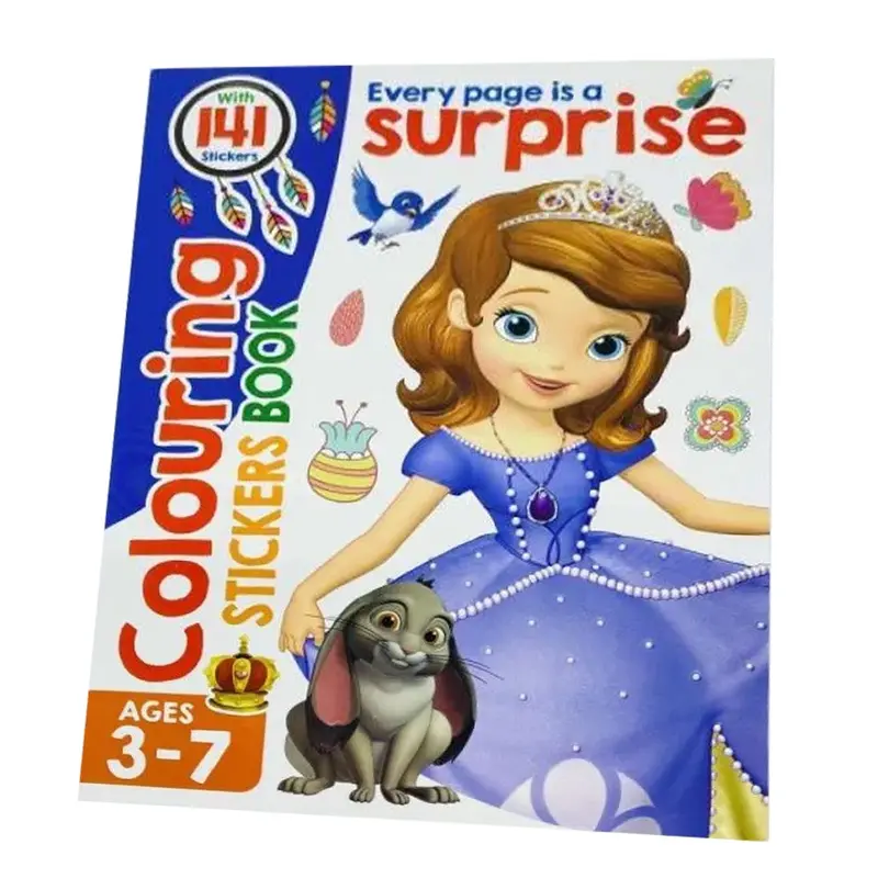 Coloring Stickers Book / JQ-968CO / 189686Sofia