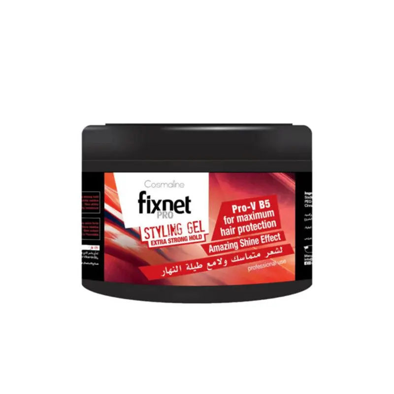 Cosmaline Fixnet Pro Styling Gel Extra Strong Hold Red 450ml / B0003455