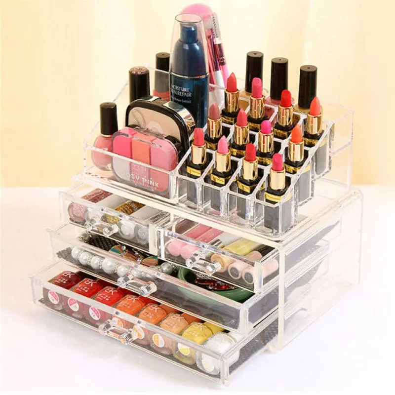 Cosmetic Storage Box 4 Drawer