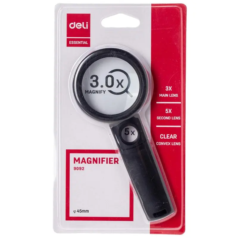 Deli E9092 Magnifying Glass  3 x
