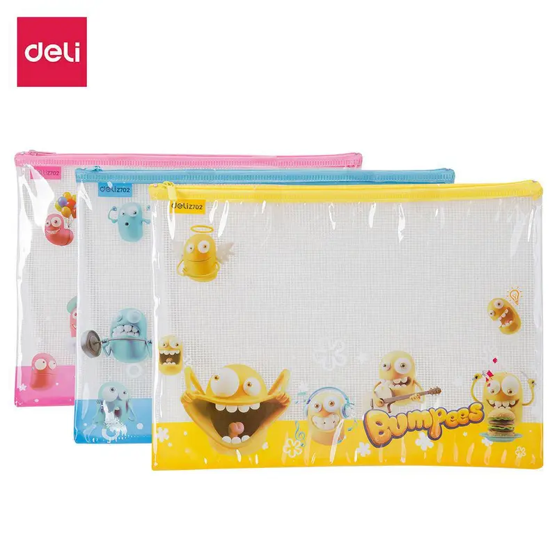 Deli EZ70202 Zip Bag A4YELLOW