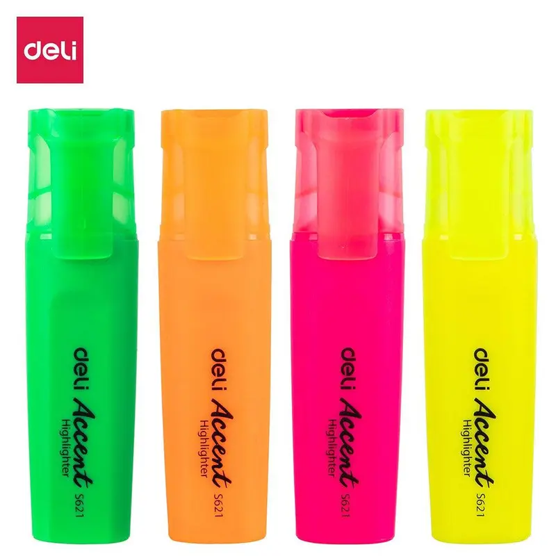 Deli S622 Highlighter 4 pcs