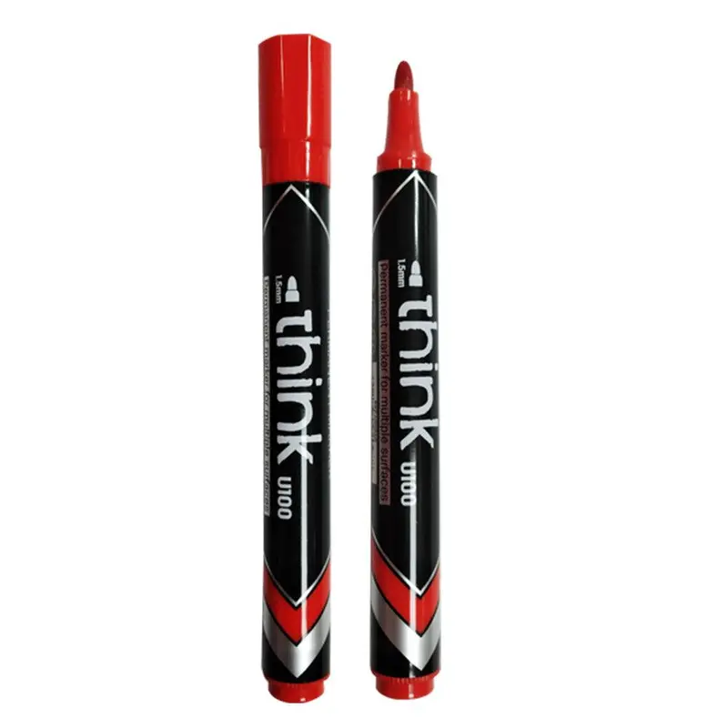 Deli U10040 Permanent Marker 1.5mm Red