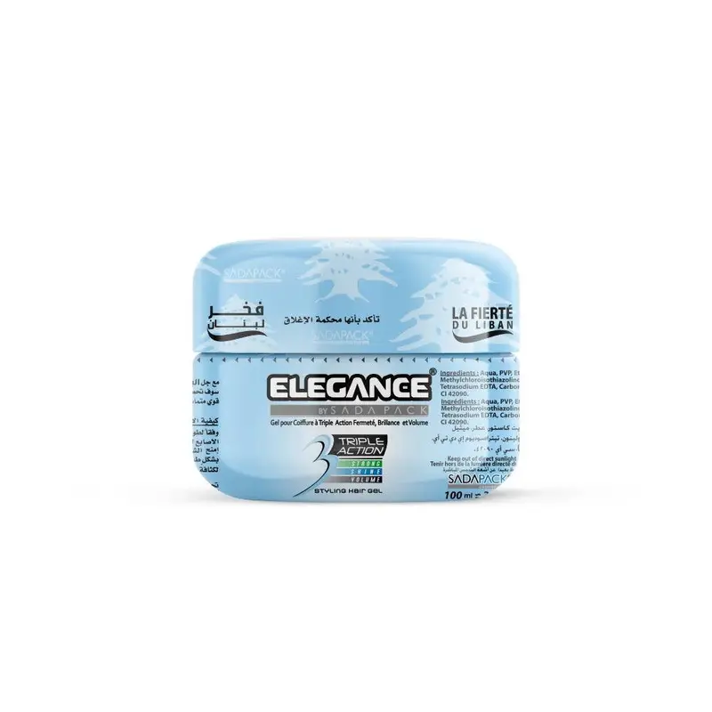 Elsada Elegance Triple Action Hair Gel 100 ml / Blue