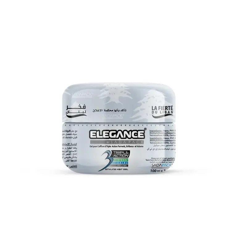 Elsada Elegance Triple Action Hair Gel 100 ml / White