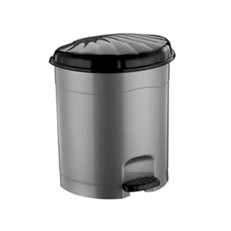 Follow me Trash Bin 8.5 LtGrey & Black