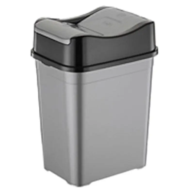 Follow me Pelicano Dustbin 35 LtGrey & Black