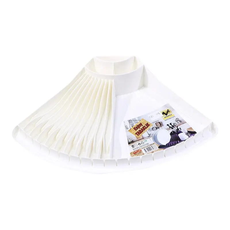 Minaplus Plastic Corner Dish RackWhite