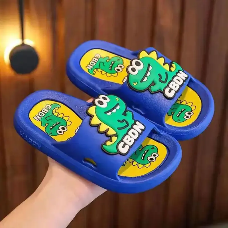 Non-slip Boys Kids Toddler SlippersNavy / 30-31
