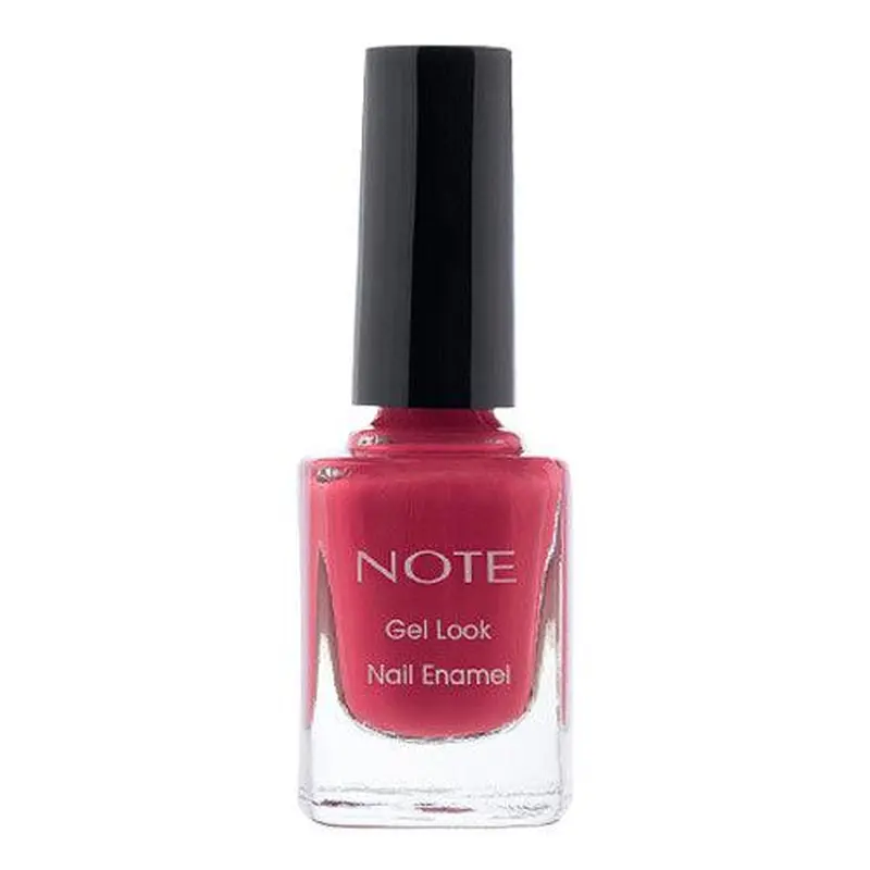 NOTE GEL LOOK NAIL ENAMEL 06 BRICK RED