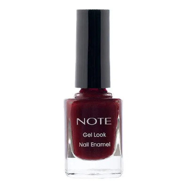 NOTE GEL LOOK NAIL ENAMEL  16 GARNET RED