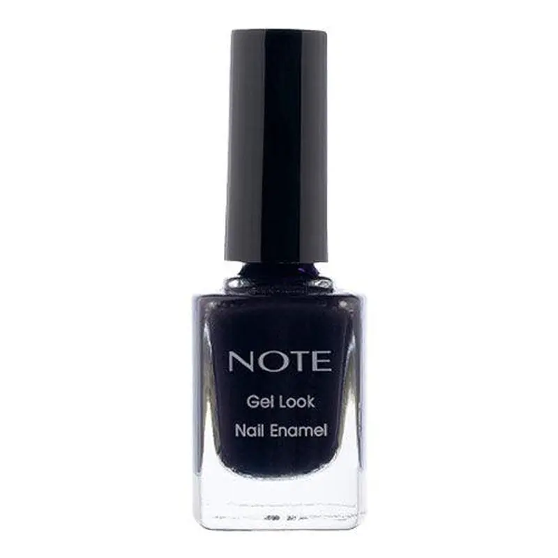 NOTE GEL LOOK NAIL ENAMEL 25 BLACK PURPLE / 03256