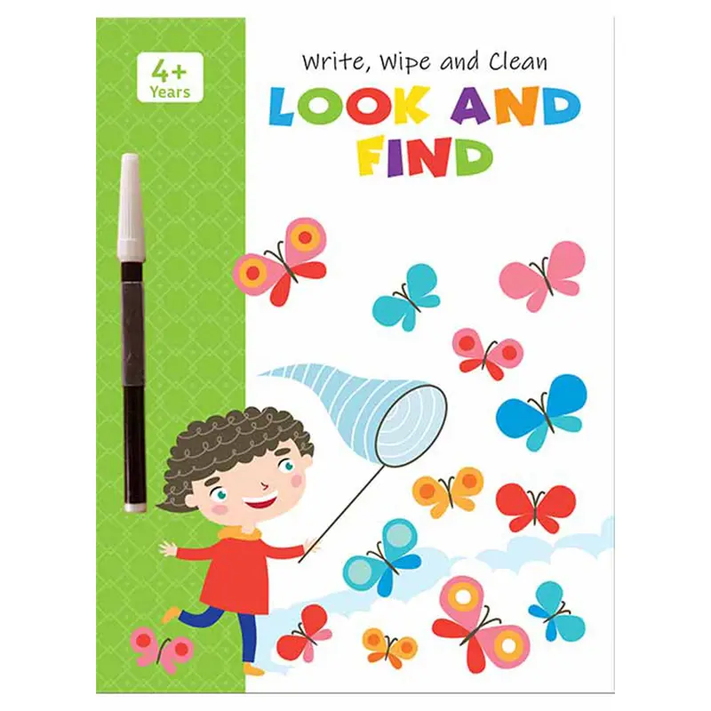 Pegasus Look And Find - Write, Wipe and Clean Book