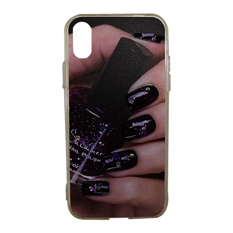 Phone Cover For Iphone X ( Nails) / AE-23Purple