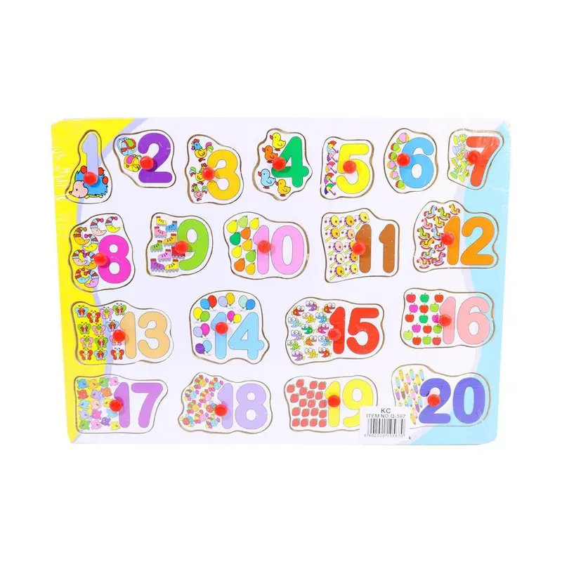 Play And Learns Wooden PuzzleNumbers 1-10