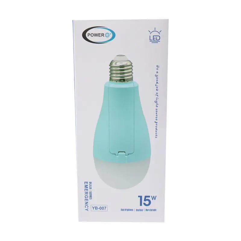Power G Rechargeable  Emergency Led Light Lamp 15W - White