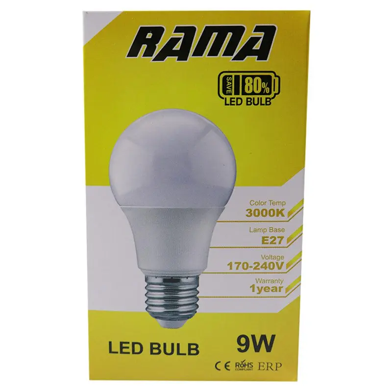 RAMA Led Bulb Warm Light 9 W
