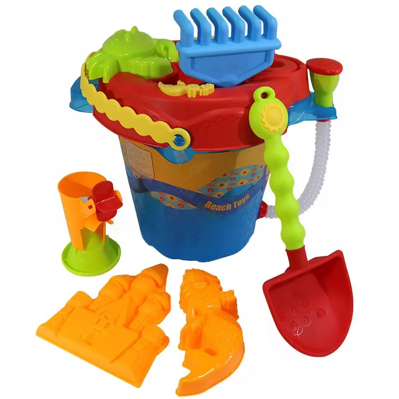 Sand Bucket Beach Toys SetBlue