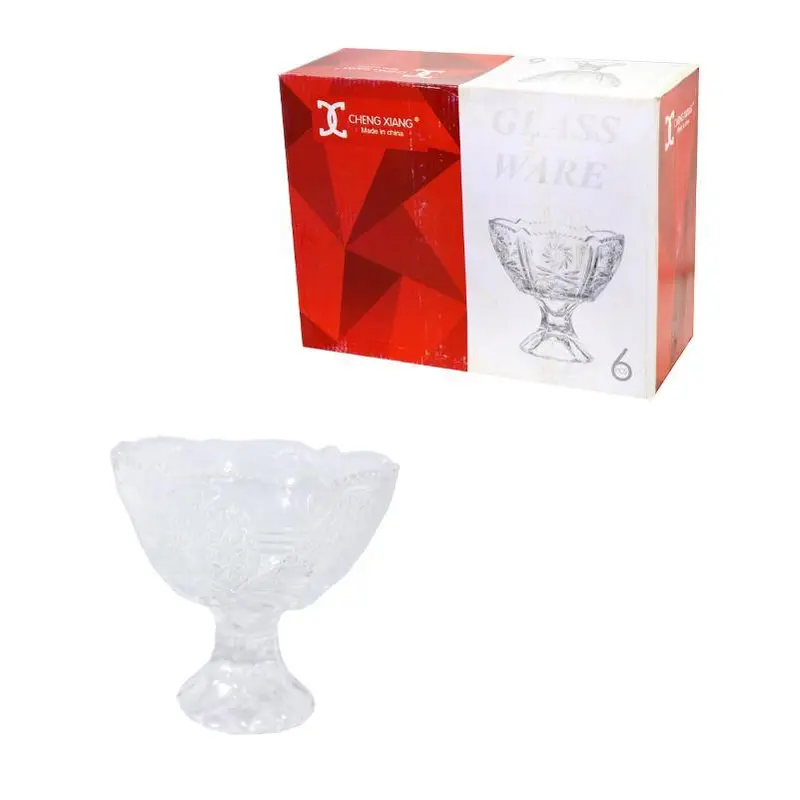 Set Of 6 Serving  Glass Bowl Q-321/ MW-467