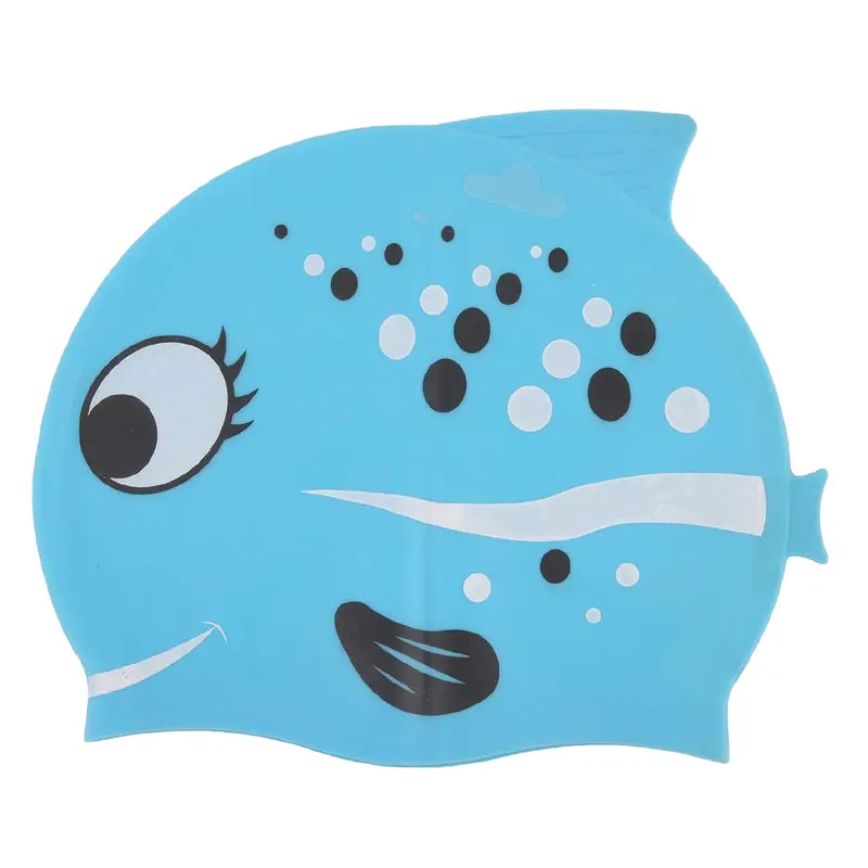 Silicone Waterproof Swimming CapBlue