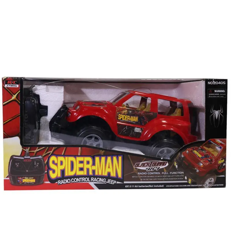 Spider Man Full Function Car With RemoteBlack