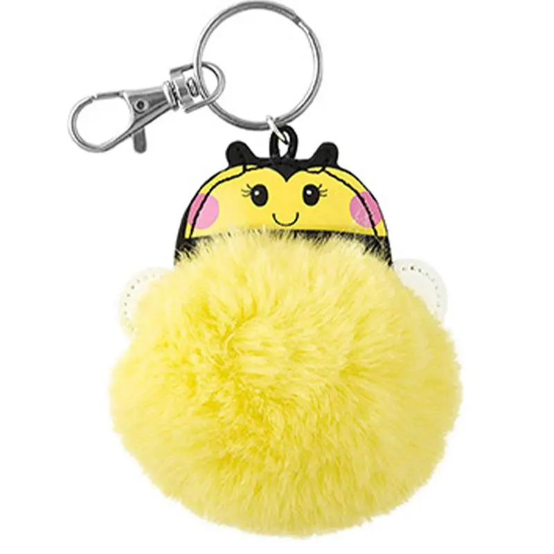 Stephen Joseph Pom Pom Critter Key Chains Bee / 18551
