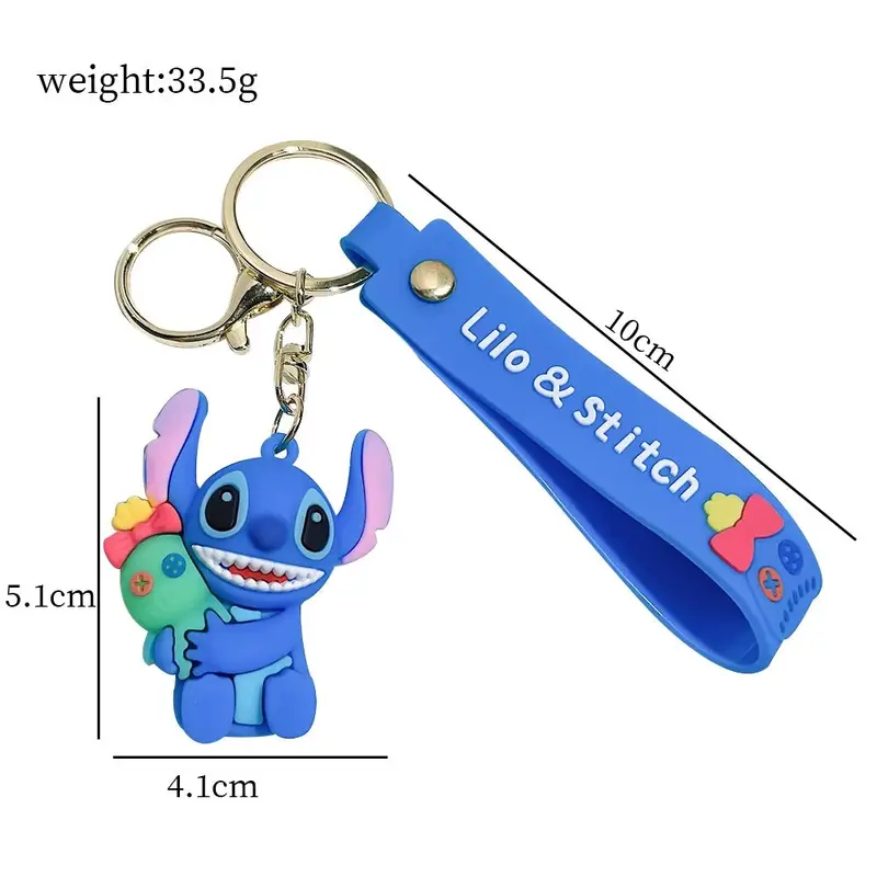 Stitch & Lilo Key ChainBlue