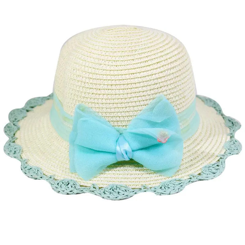 Straw Papion Designed HatOff white