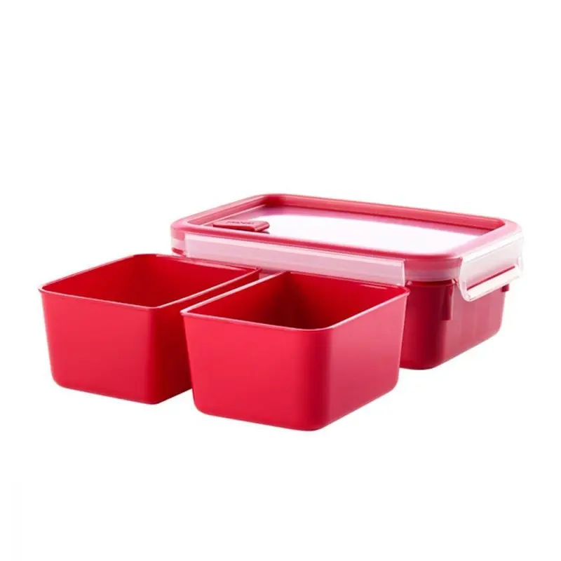 Tefal Masterseal Micro Rectangular Food Box 1.0L Inserts / K3102312
