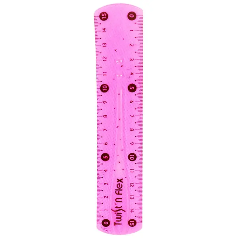 Twist'n Flex Ruler 15 cmFuchsia