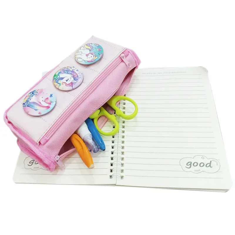 Unicorn Pencil Case For Girls And BoysUnicorn Pink
