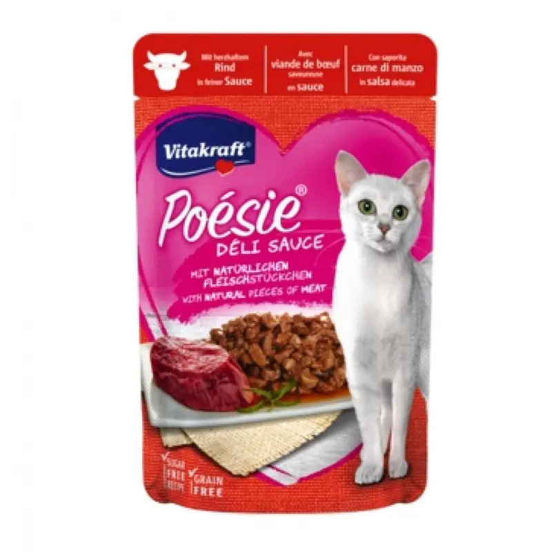 Vitakraft Poesie Deli Sauce Beef 85g