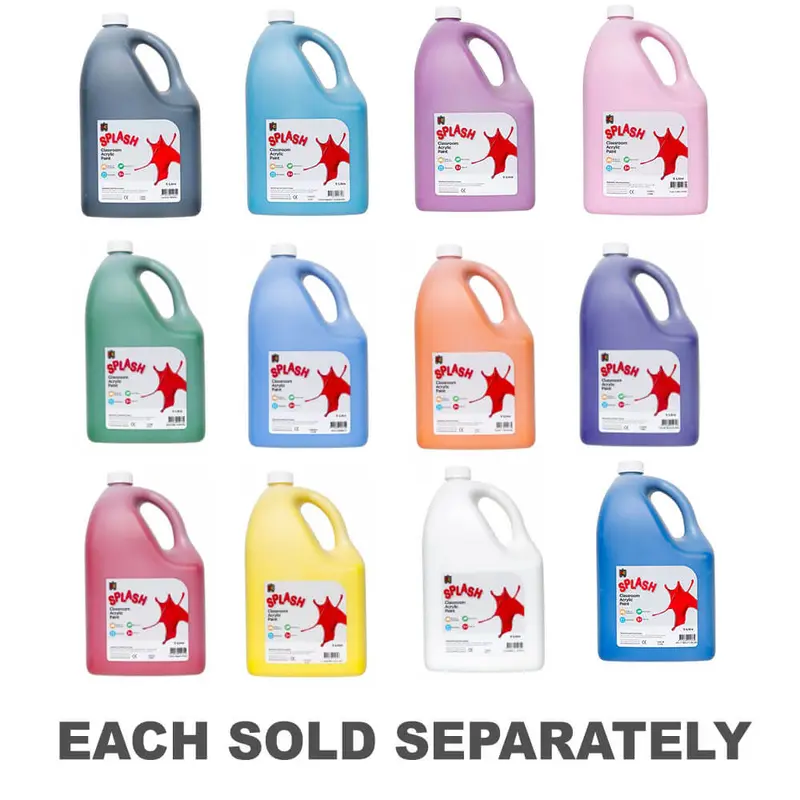 EC Splash Classroom Acrylic Paint 5LCupcake Pink