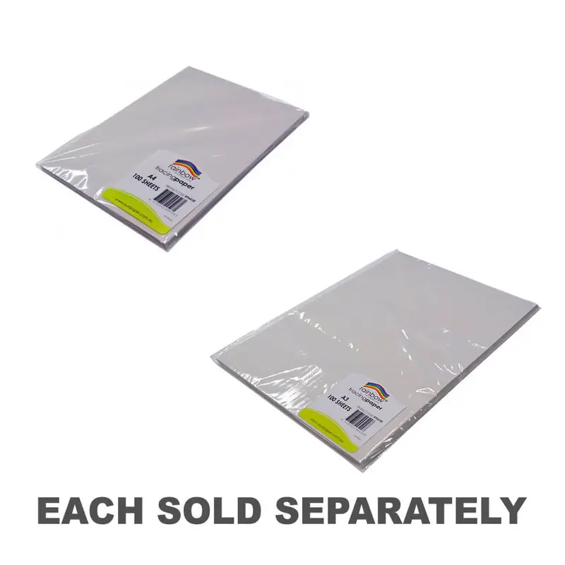 Rainbow Tracing Paper 90gsm (100pk)A4