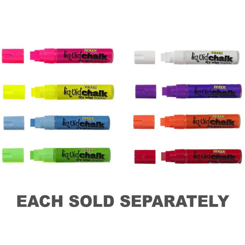 Texta Liquid Chalk Dry-Wipe Marker JumboPurple